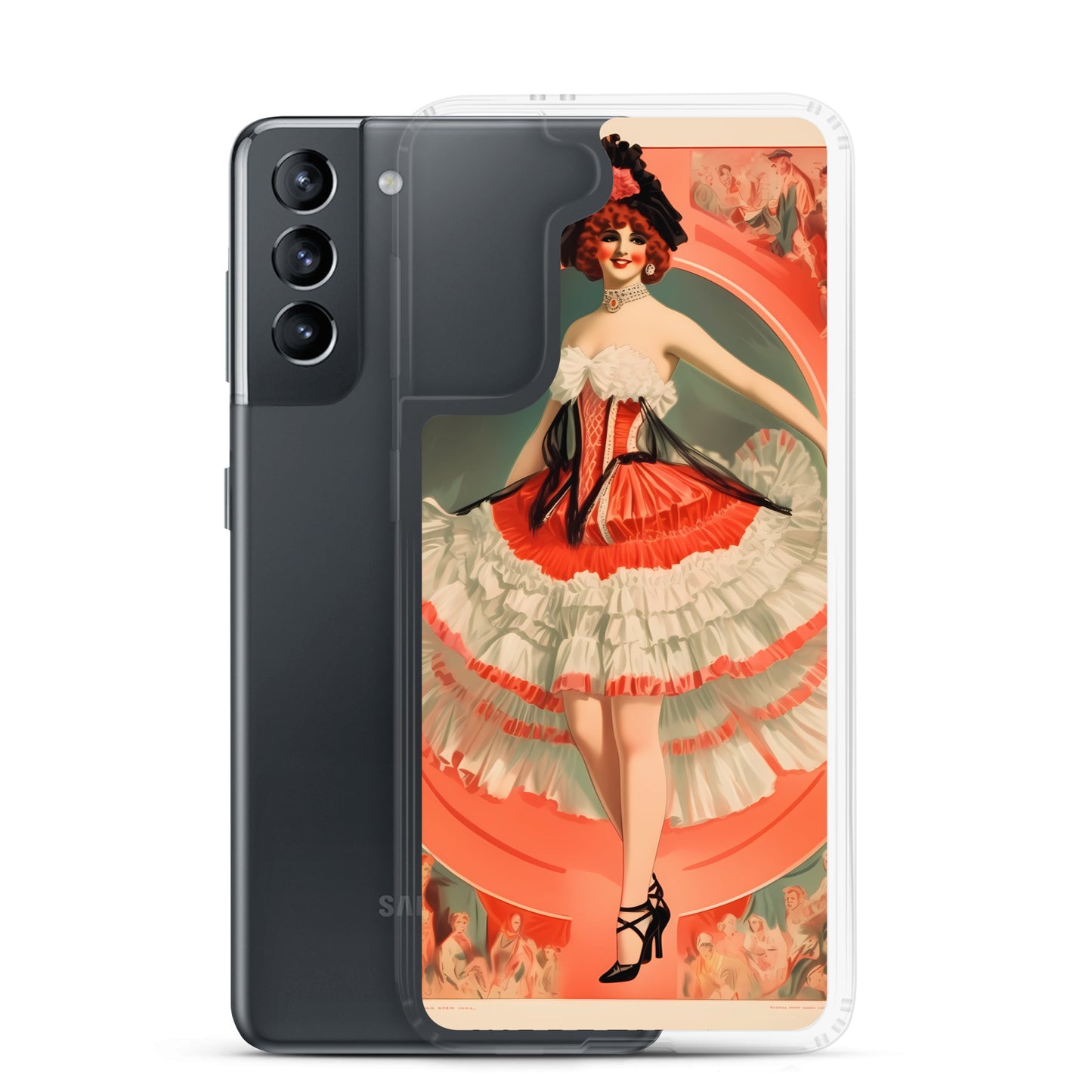 Samsung Case - Vintage Adverts - Can Can Dancer