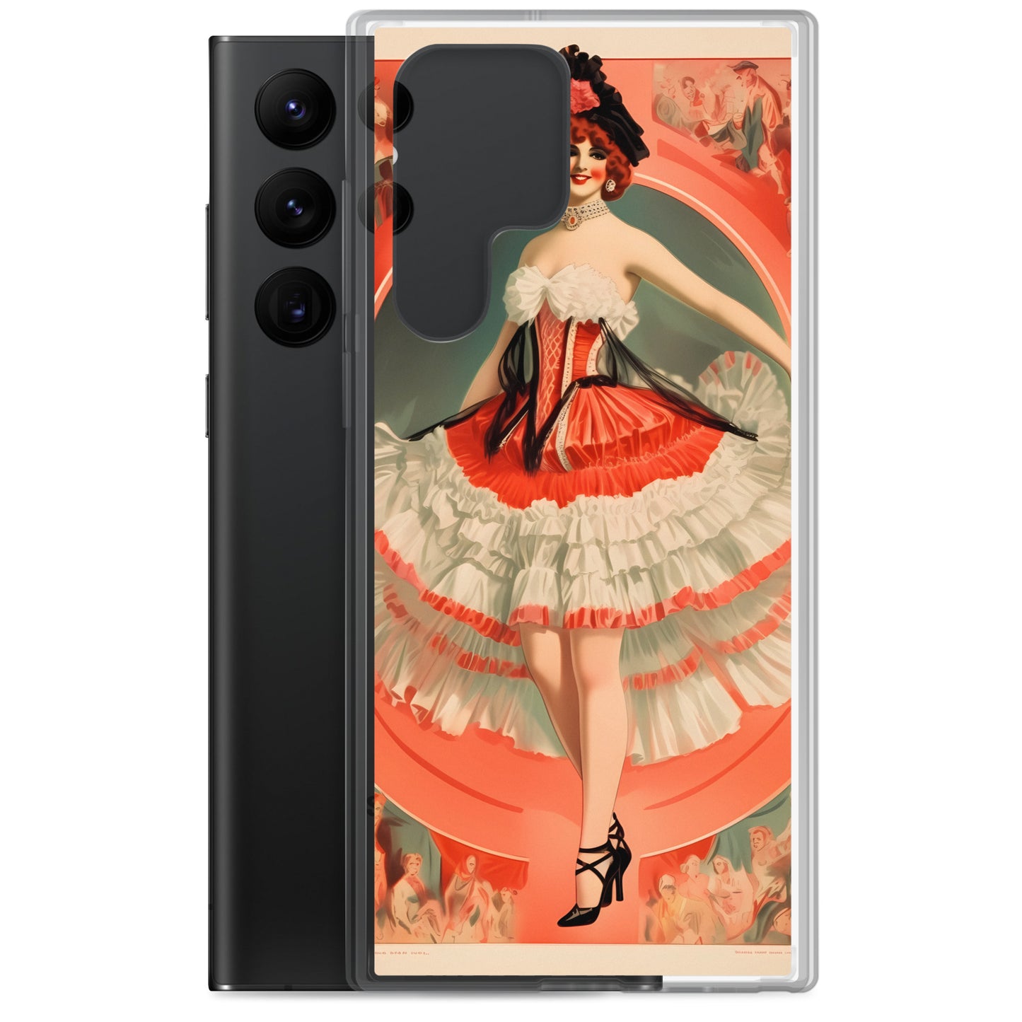 Samsung Case - Vintage Adverts - Can Can Dancer