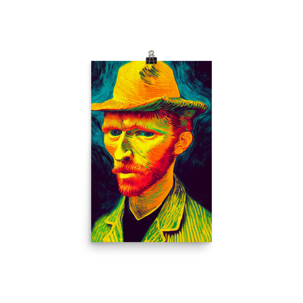 Enhanced Matte Poster - Van Gogh in Straw Hat