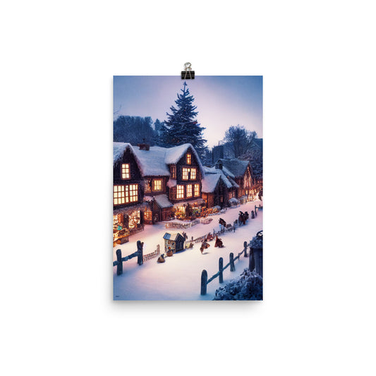 Enhanced Matte Paper Poster - Christmas