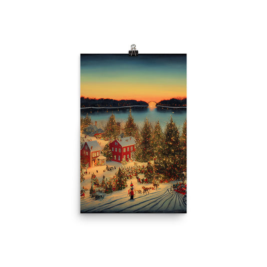 Enhanced Matte Paper Poster - Christmas