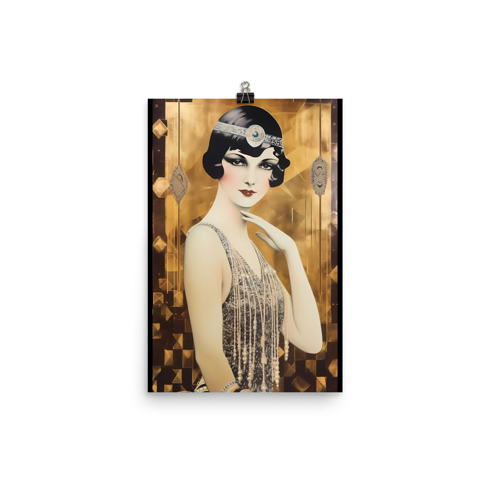 Enhanced Matter Poster - Flapper Girl