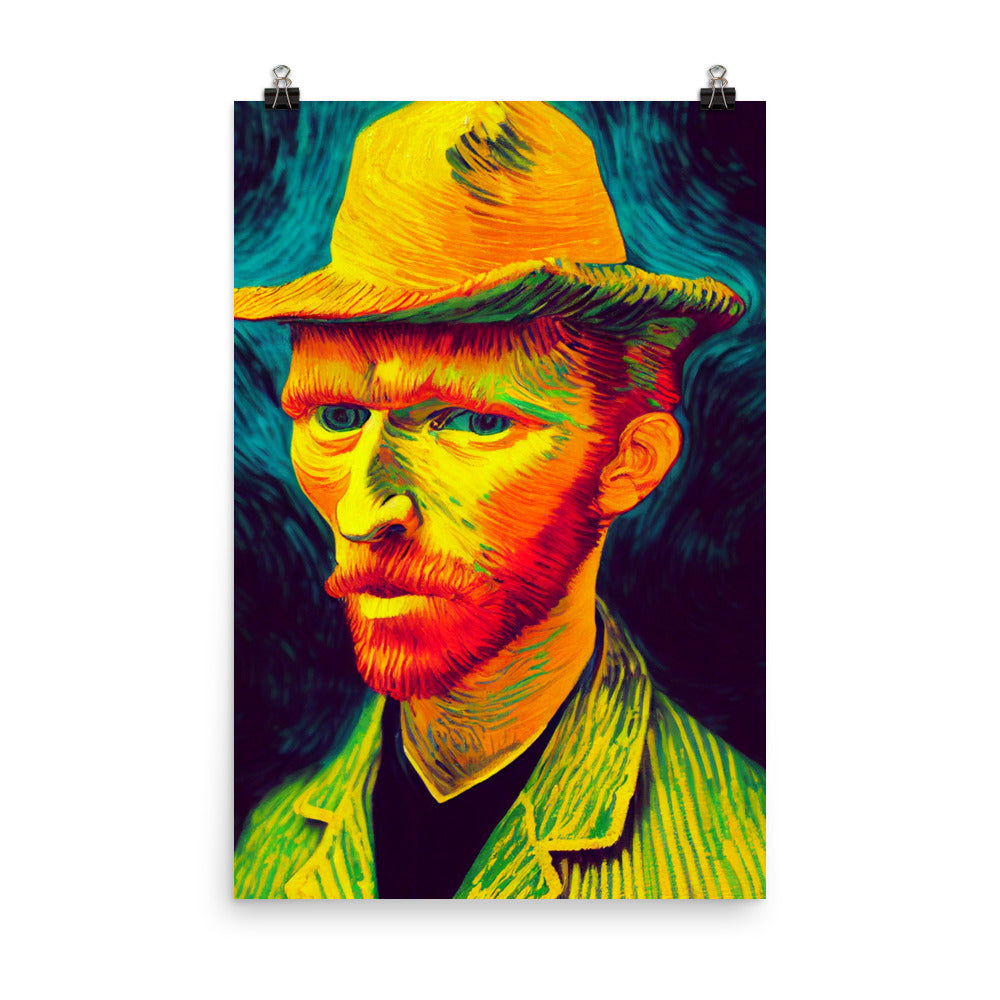 Enhanced Matte Poster - Van Gogh in Straw Hat