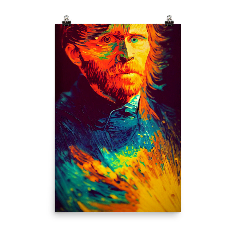 Enhanced Matte Poster - Paint Splash Van Gogh