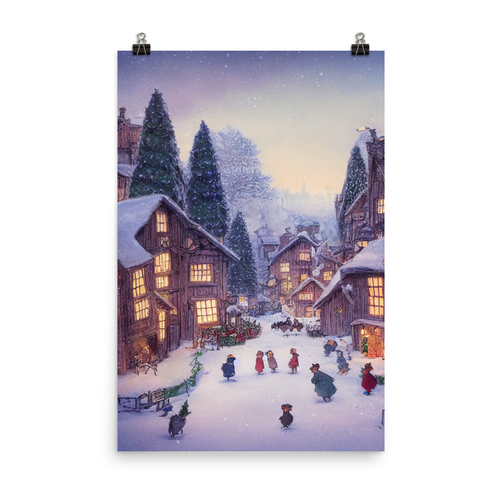 Enhanced Matte Paper Poster - Christmas