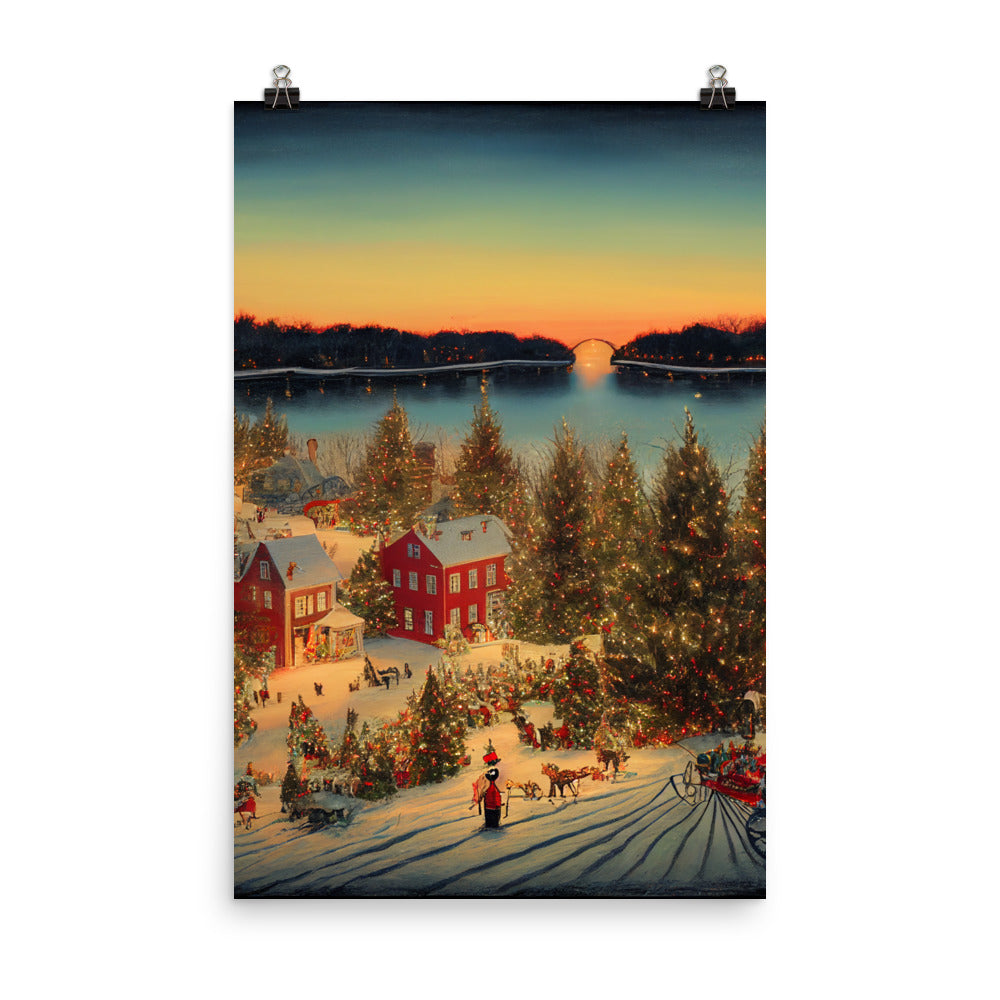 Enhanced Matte Paper Poster - Christmas