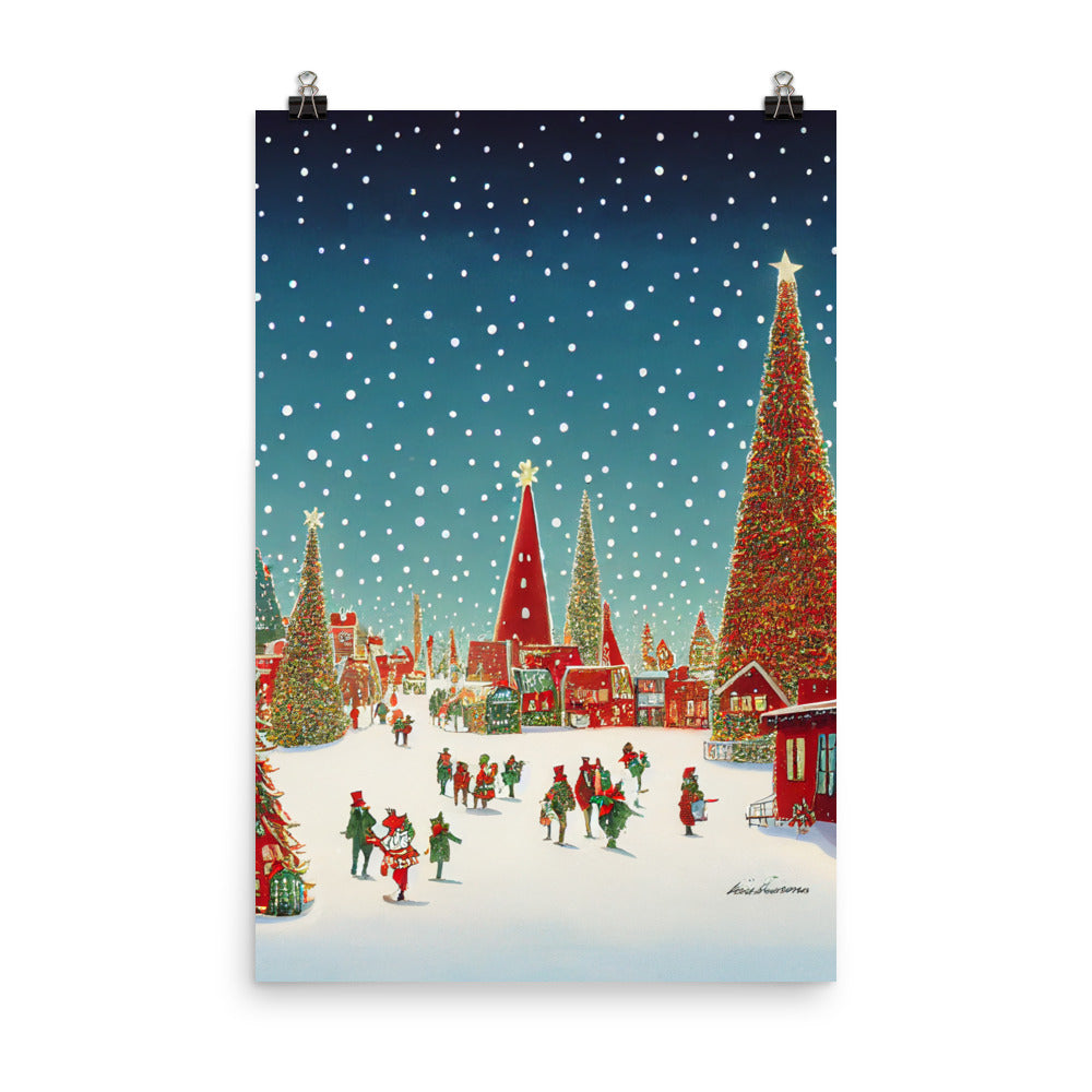 Enhanced Matte Paper Poster - Christmas