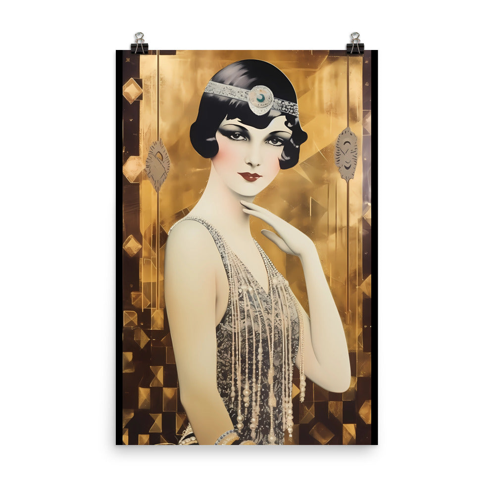 Enhanced Matter Poster - Flapper Girl