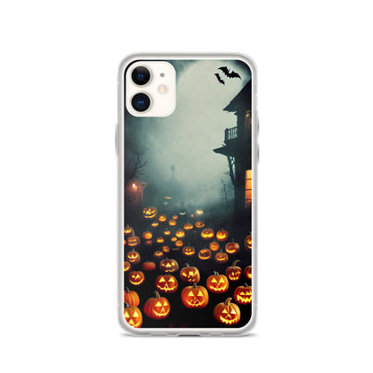 iPhone Case - Halloween Jack-o-Lanterns in the Mist