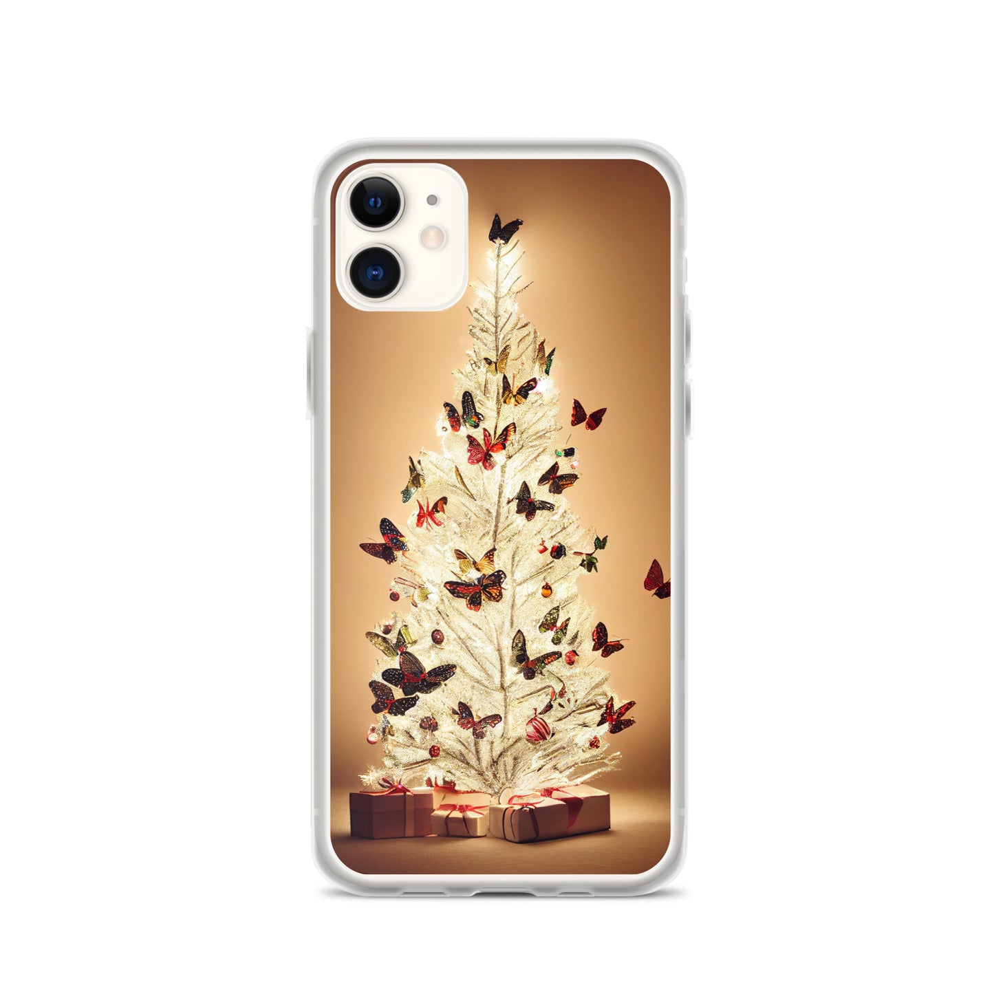 iPhone Case - Butterfly Christmas Tree