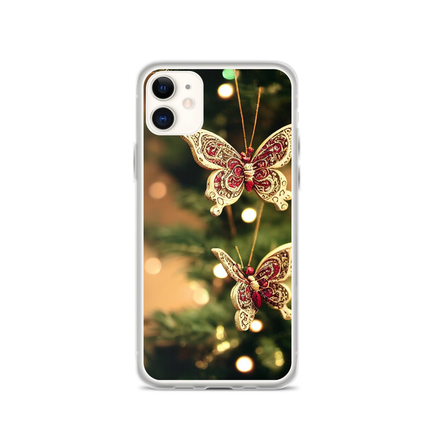 iPhone Case - Butterfly Christmas Ornaments