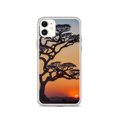 iPhone Case - African Vista - Acacia Tree at Sunset