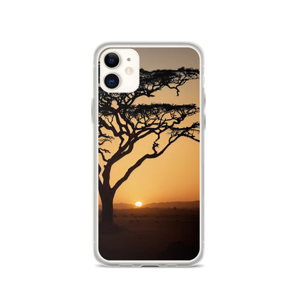 iPhone Case - African Vista - Acacia Tree at Sunset