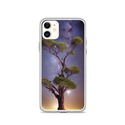 iPhone Case - African Vista - Acacia Tree Under the Milky Way