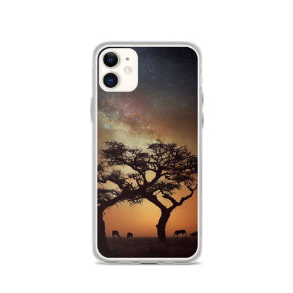 iPhone Case - African Vista - Acacia Under the Milky Way