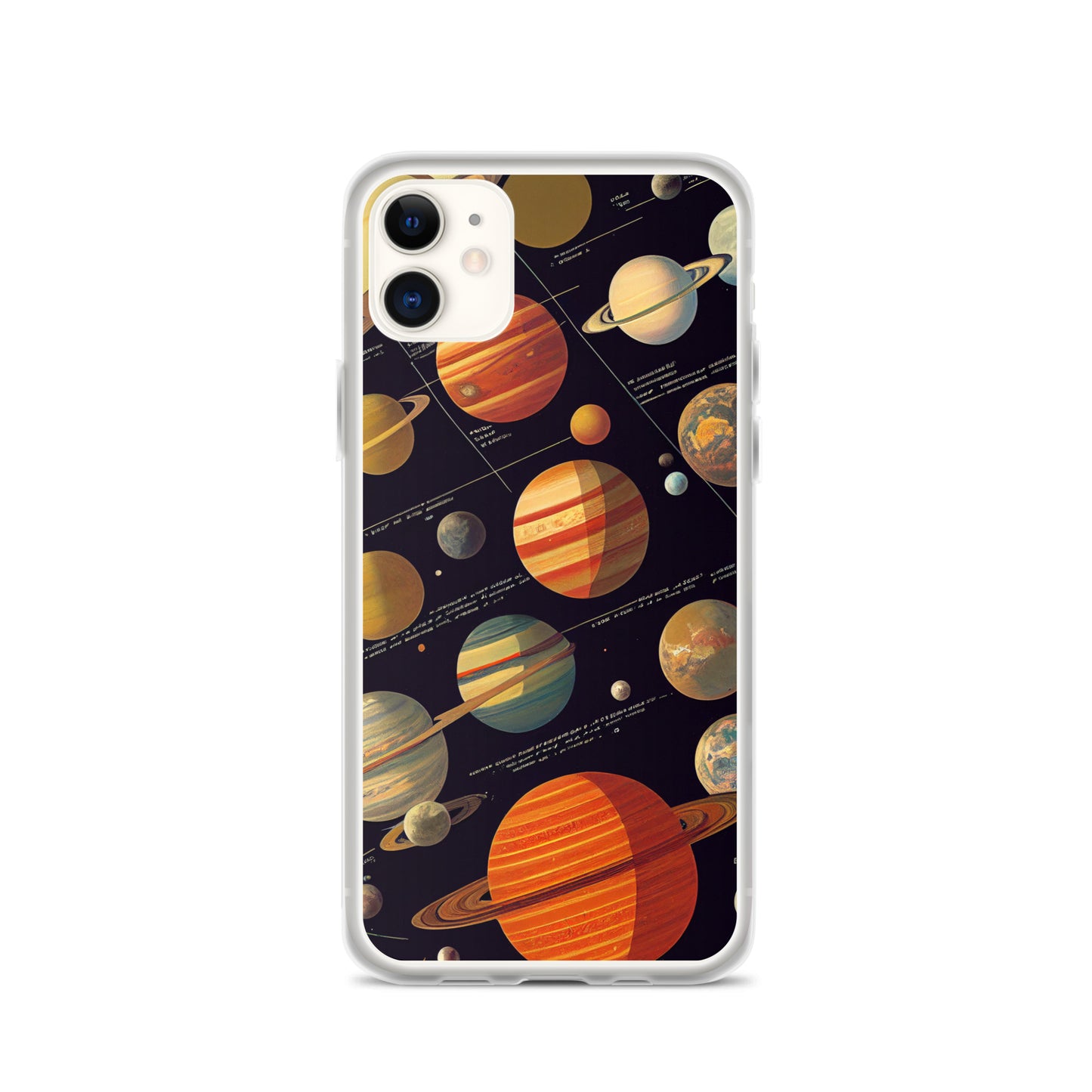 iPhone Case - Map of the Planets