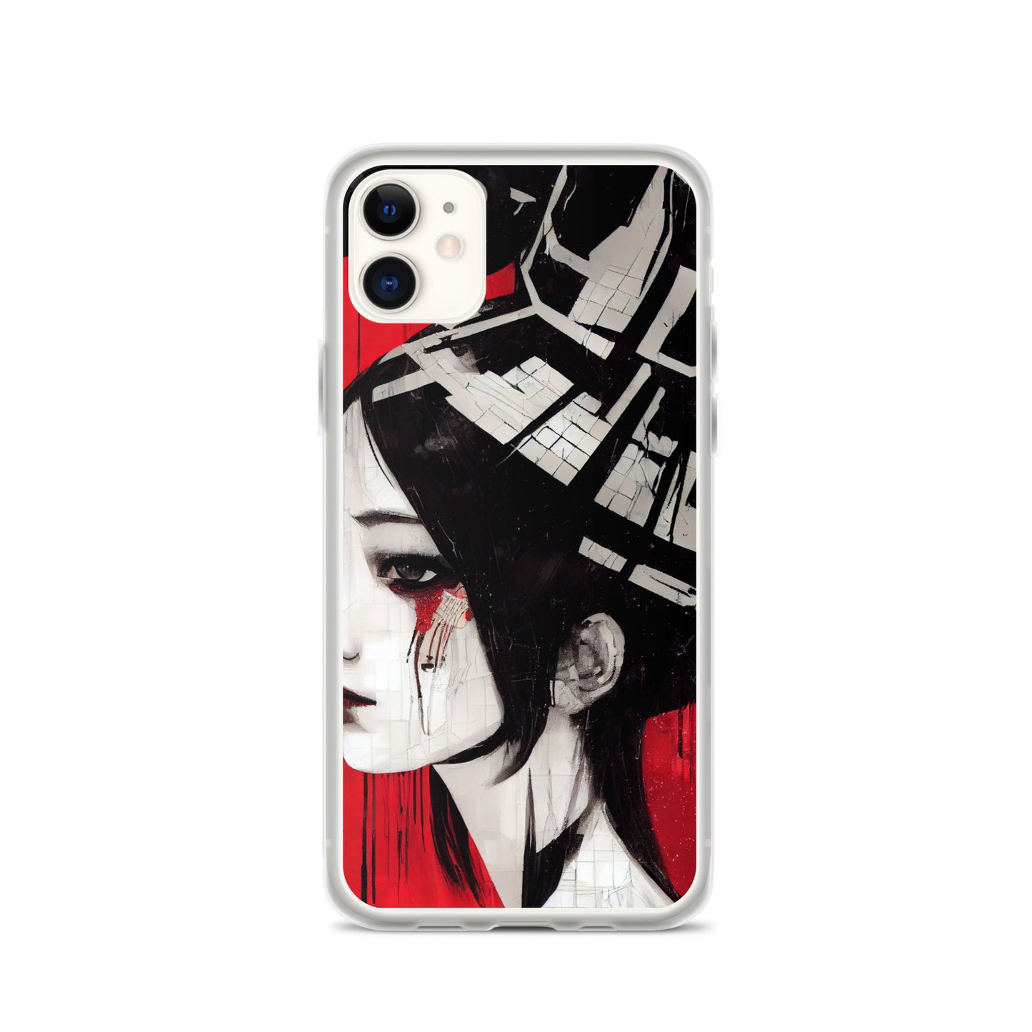 iPhone Case - Cyberpunk Geisha Girl