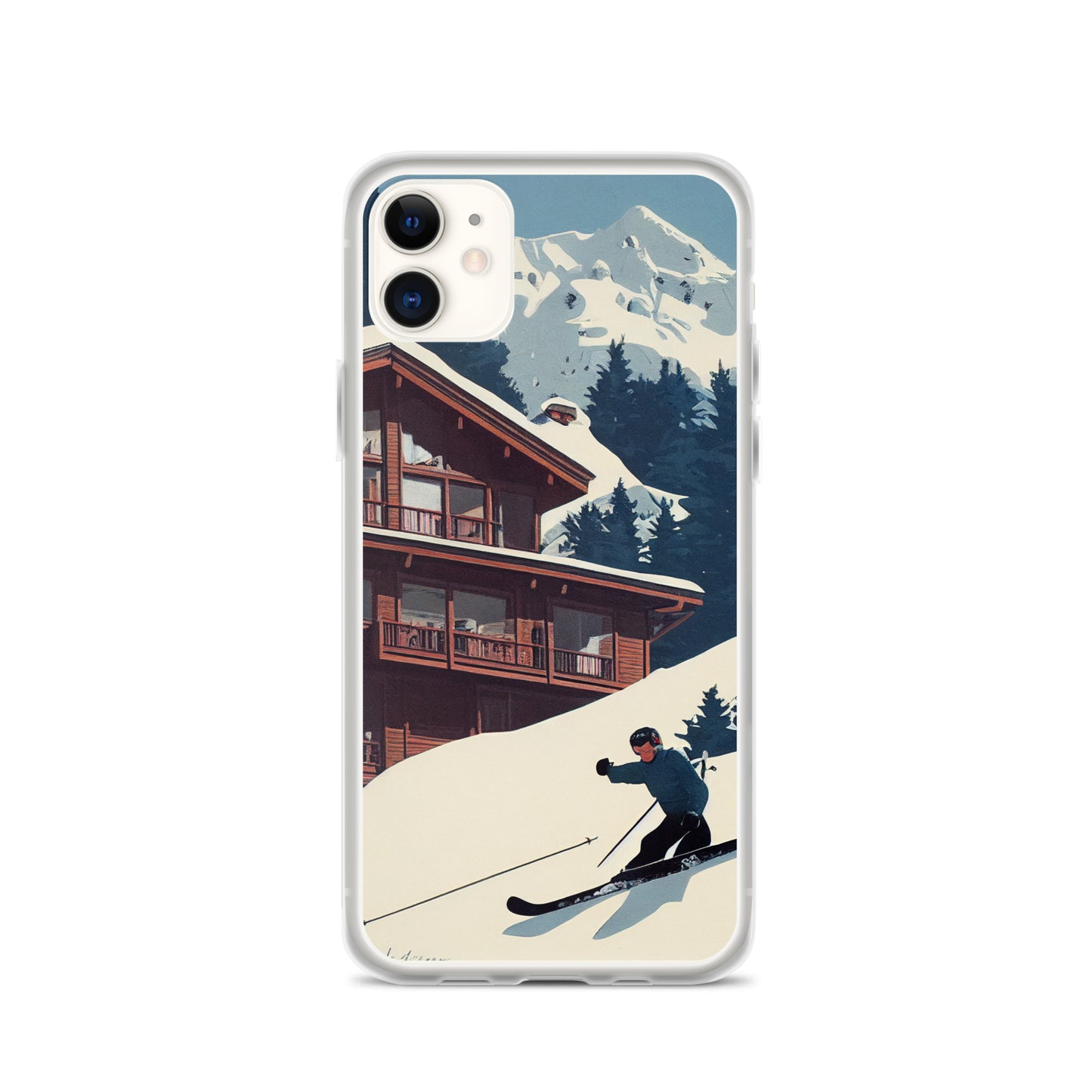 iPhone Case - Vintage Adverts - Ski Chalet