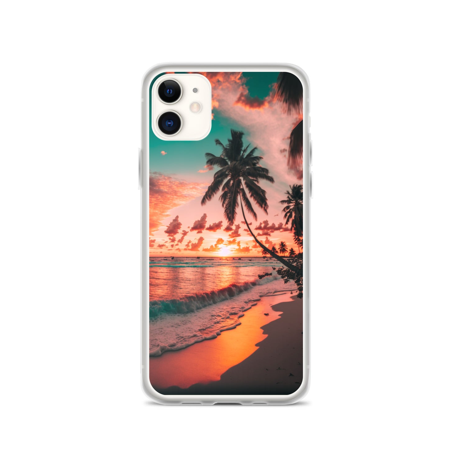 iPhone Case - Beach Life - Palm Tree at Sunset