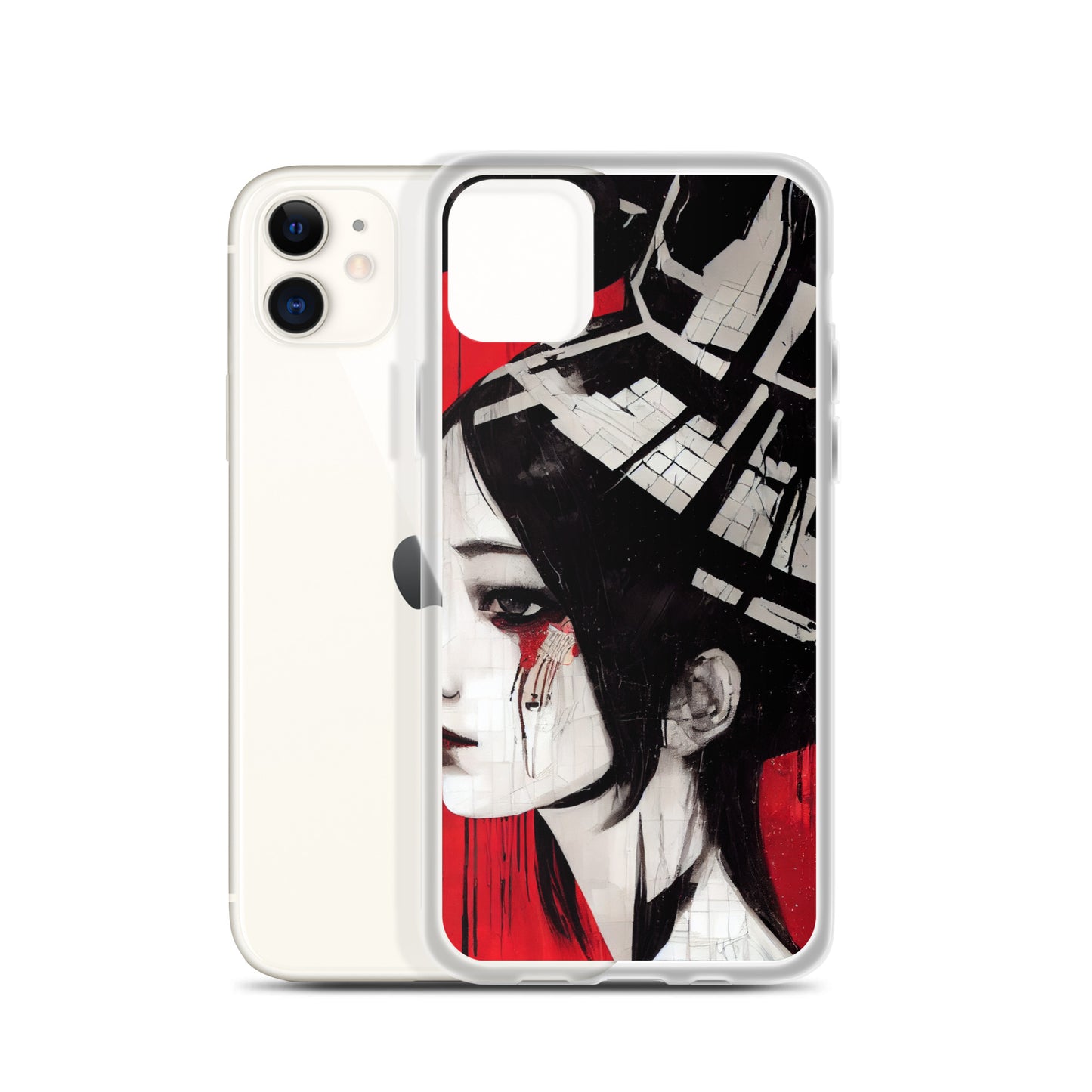 iPhone Case - Cyberpunk Geisha Girl