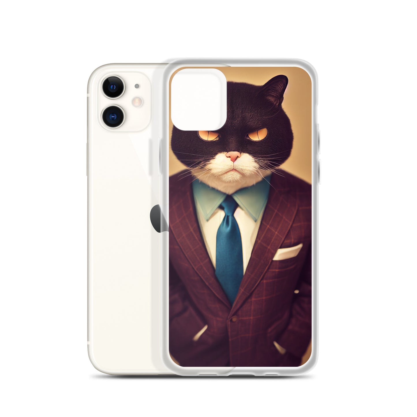 iPhone Case - Stern Business Cat Boss