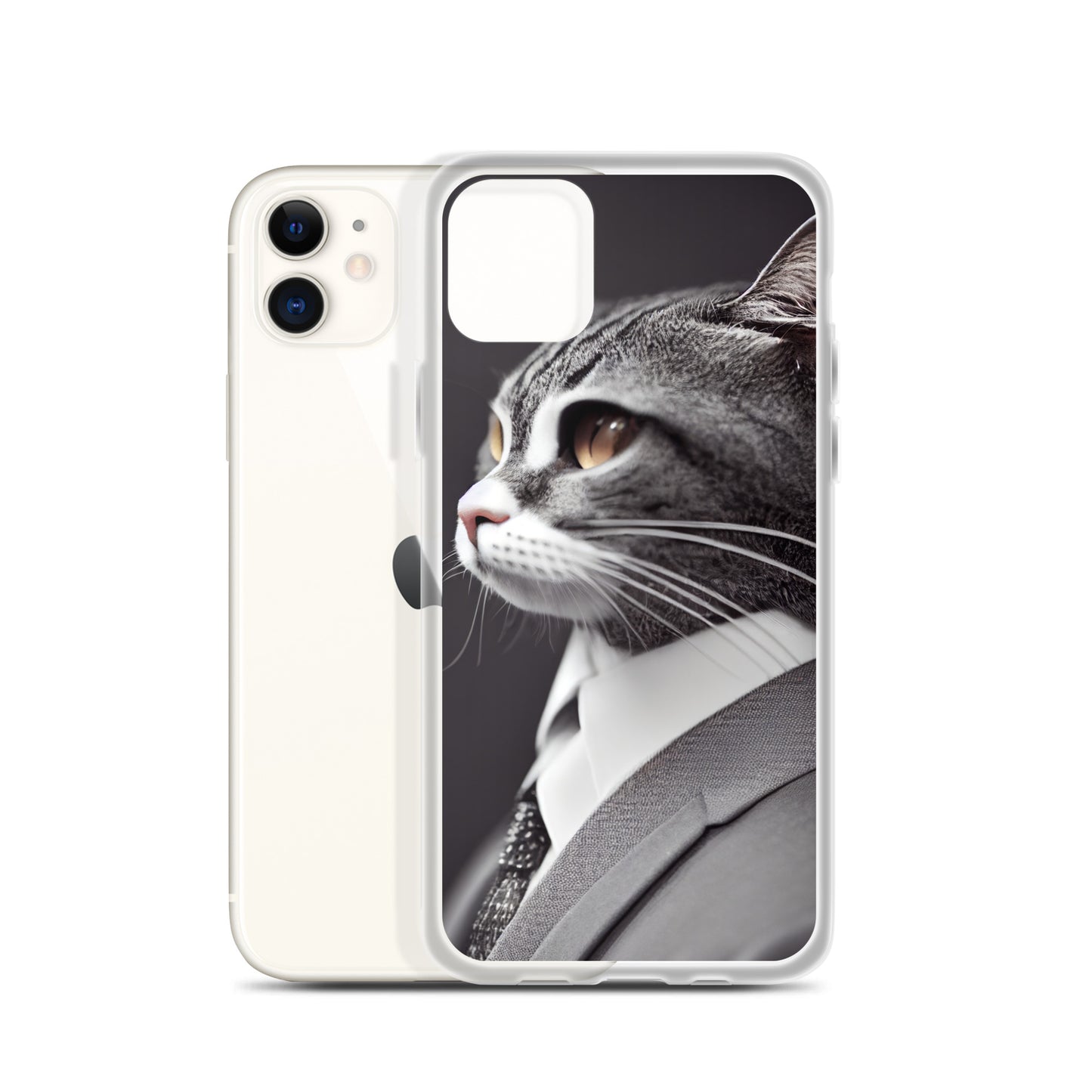 iPhone Case - Dapper Business Cat Boss