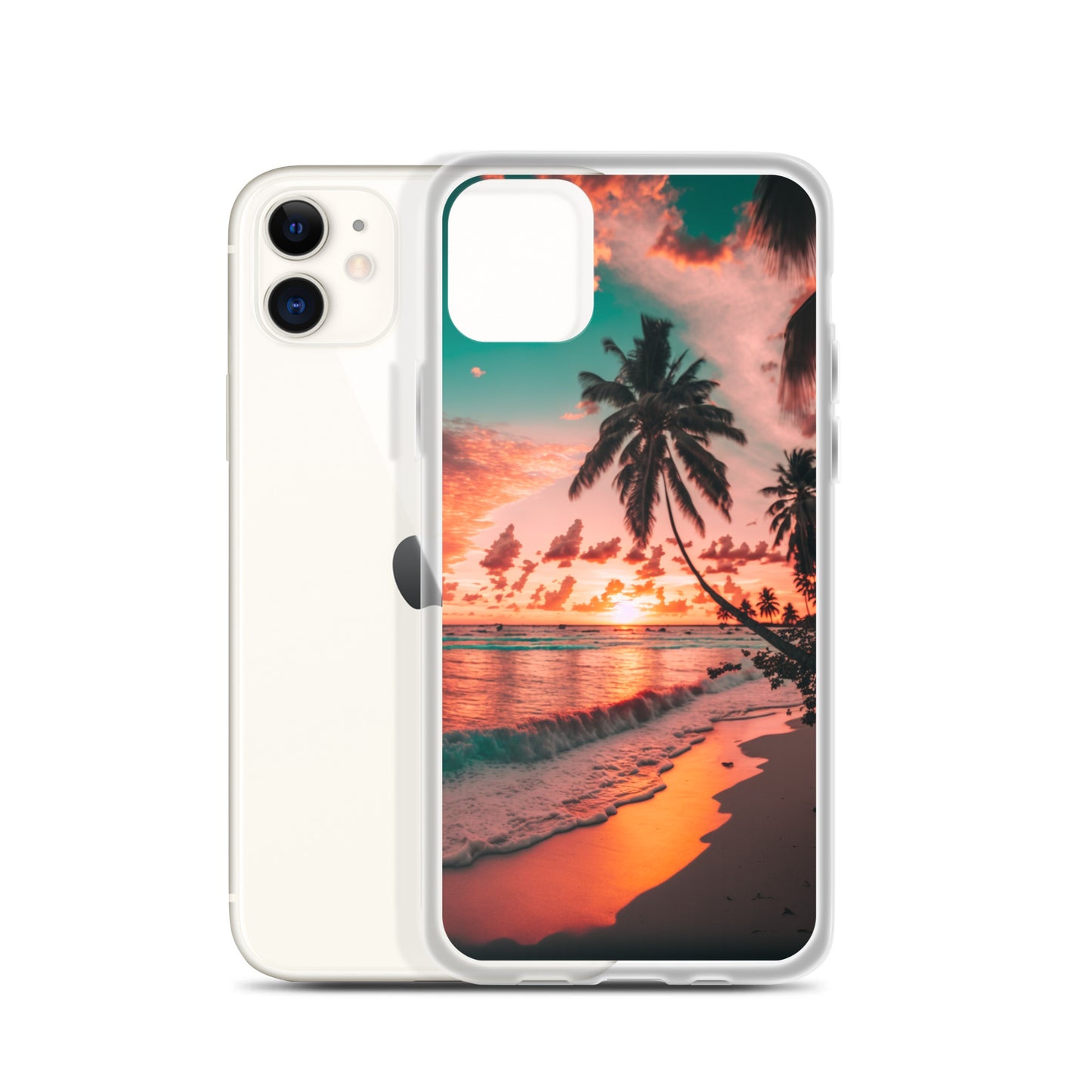 iPhone Case - Beach Life - Palm Tree at Sunset