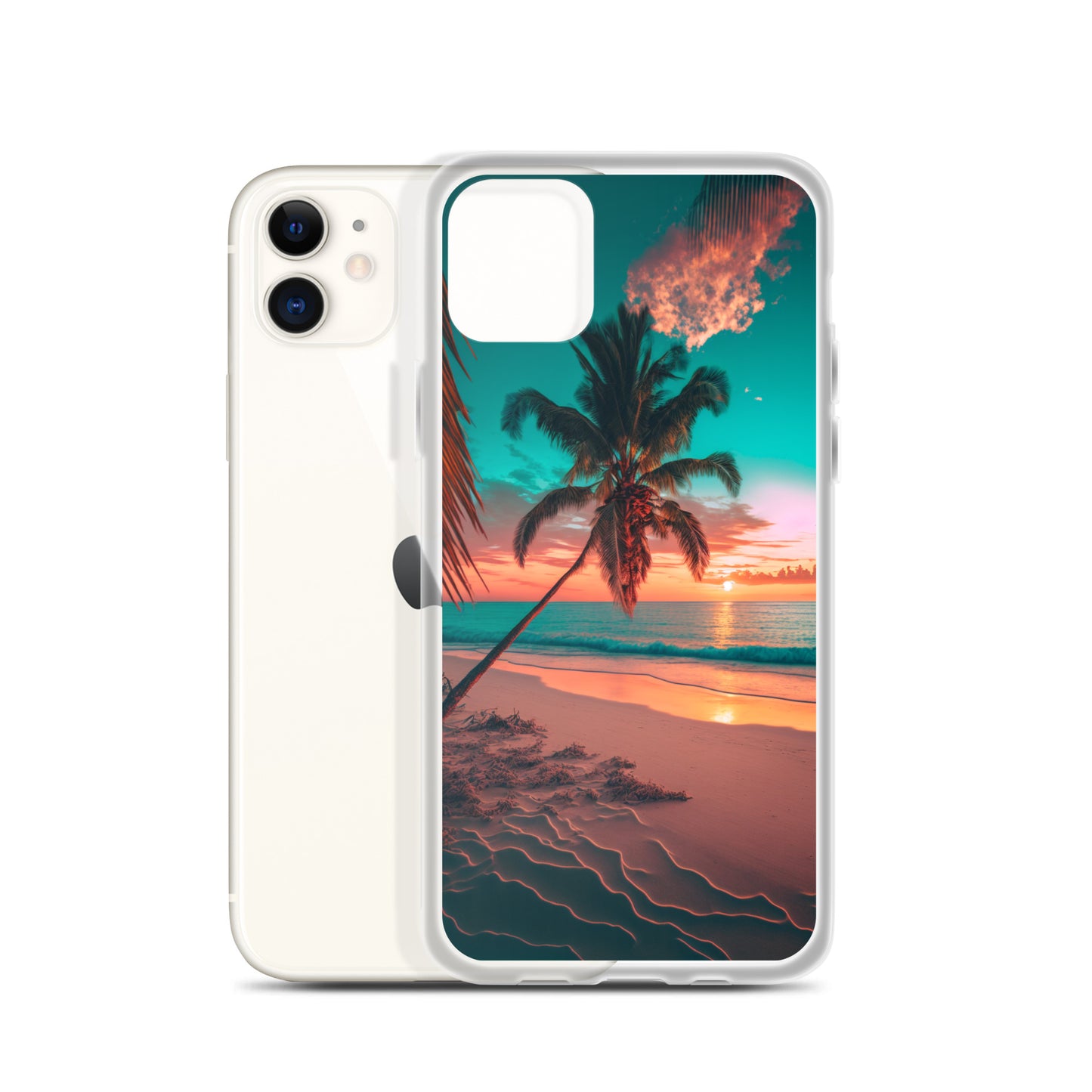 iPhone Case - Beach Life - Palm Tree at Sunset