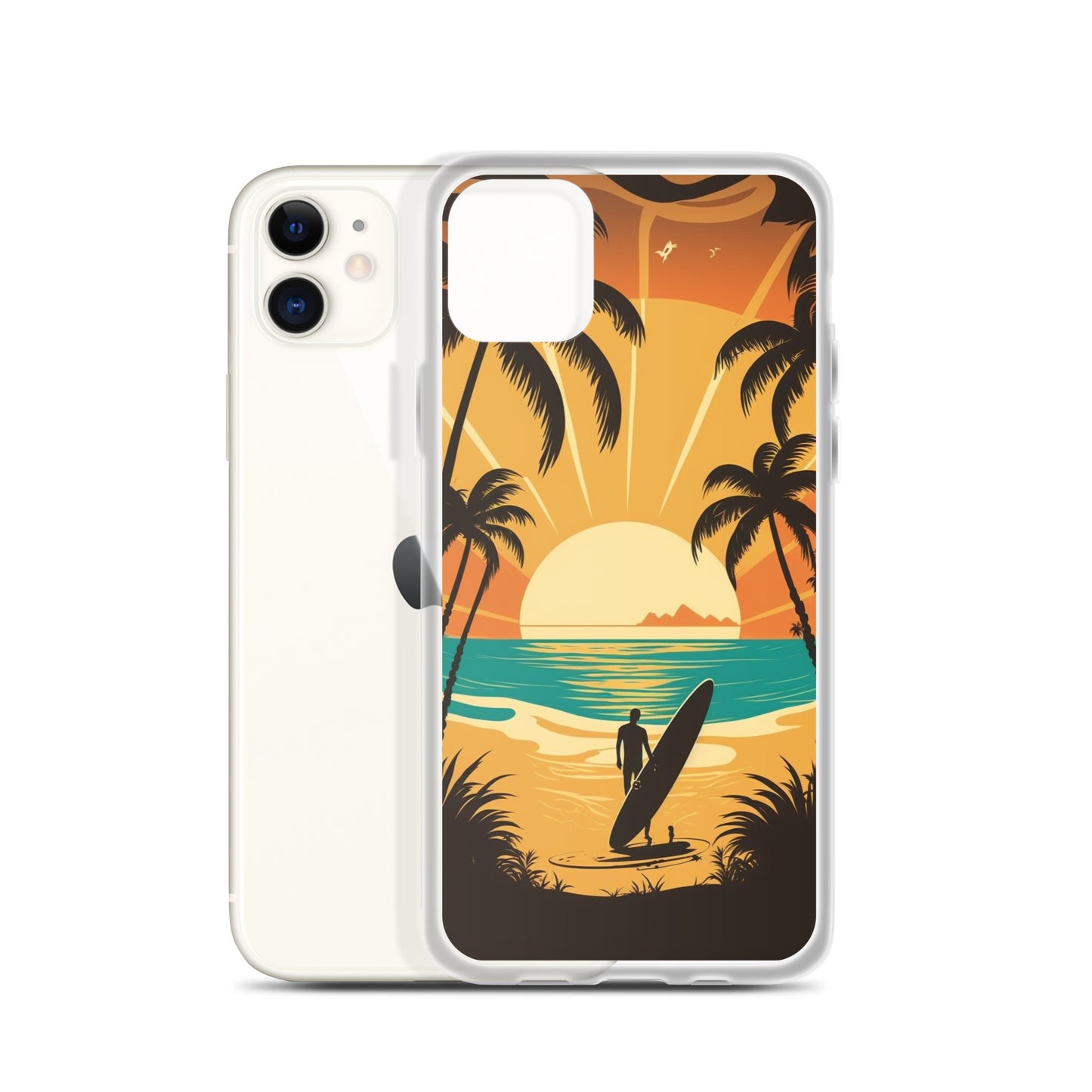 iPhone Case - Sunset Surfer