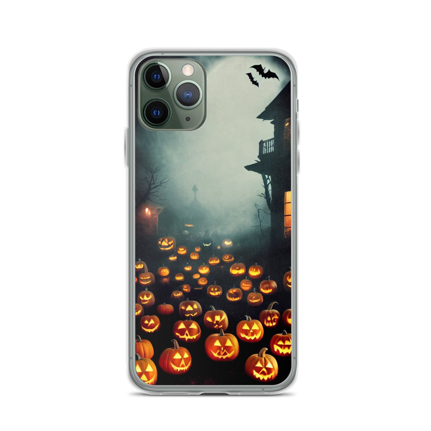 iPhone Case - Halloween Jack-o-Lanterns in the Mist