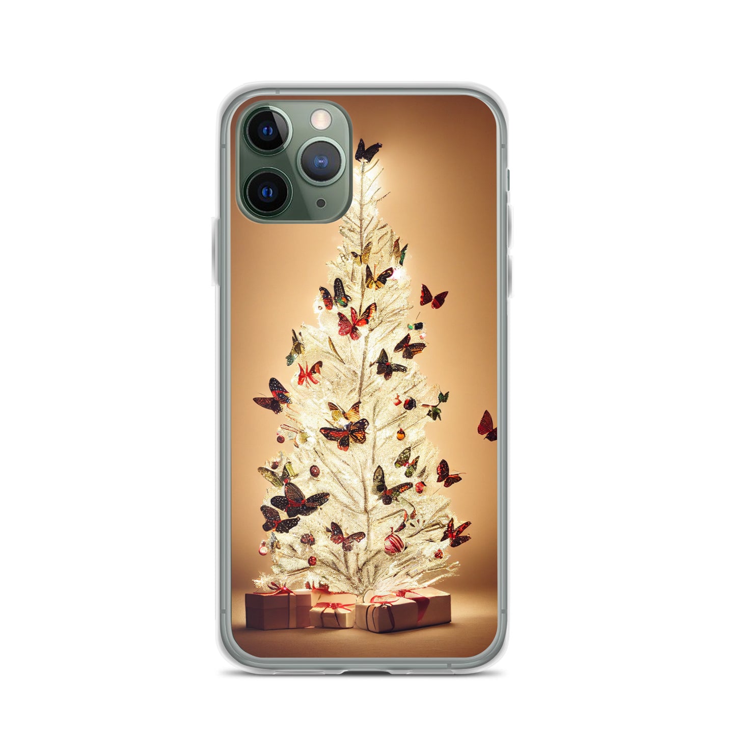 iPhone Case - Butterfly Christmas Tree