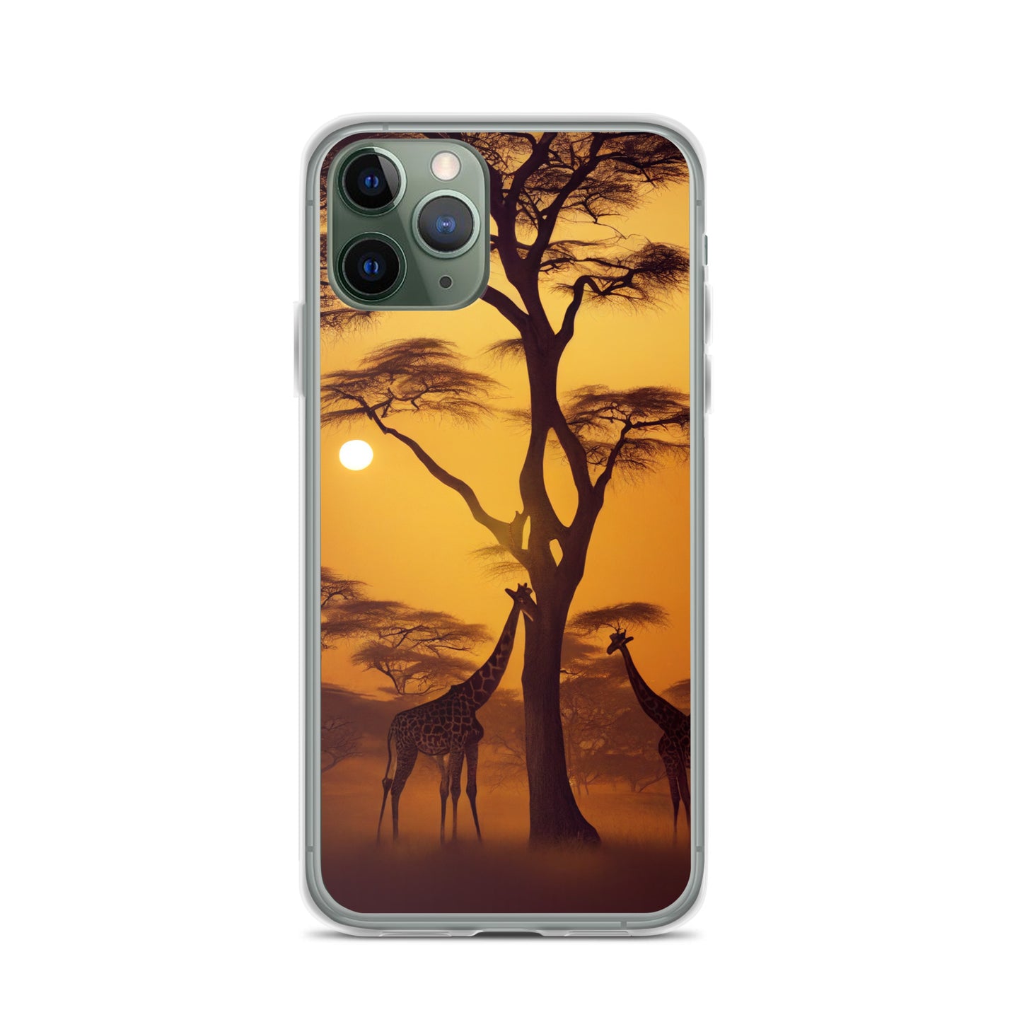 iPhone Case - African Vista - Giraffes Under Acacia Tree