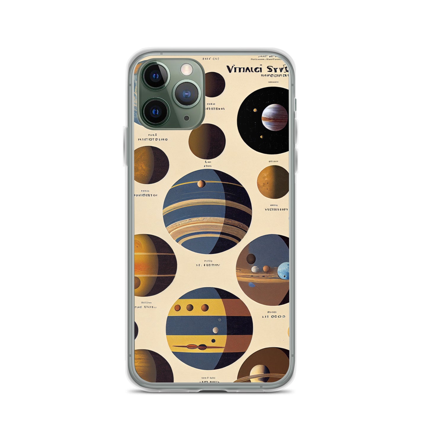 iPhone Case - Map of the Planets