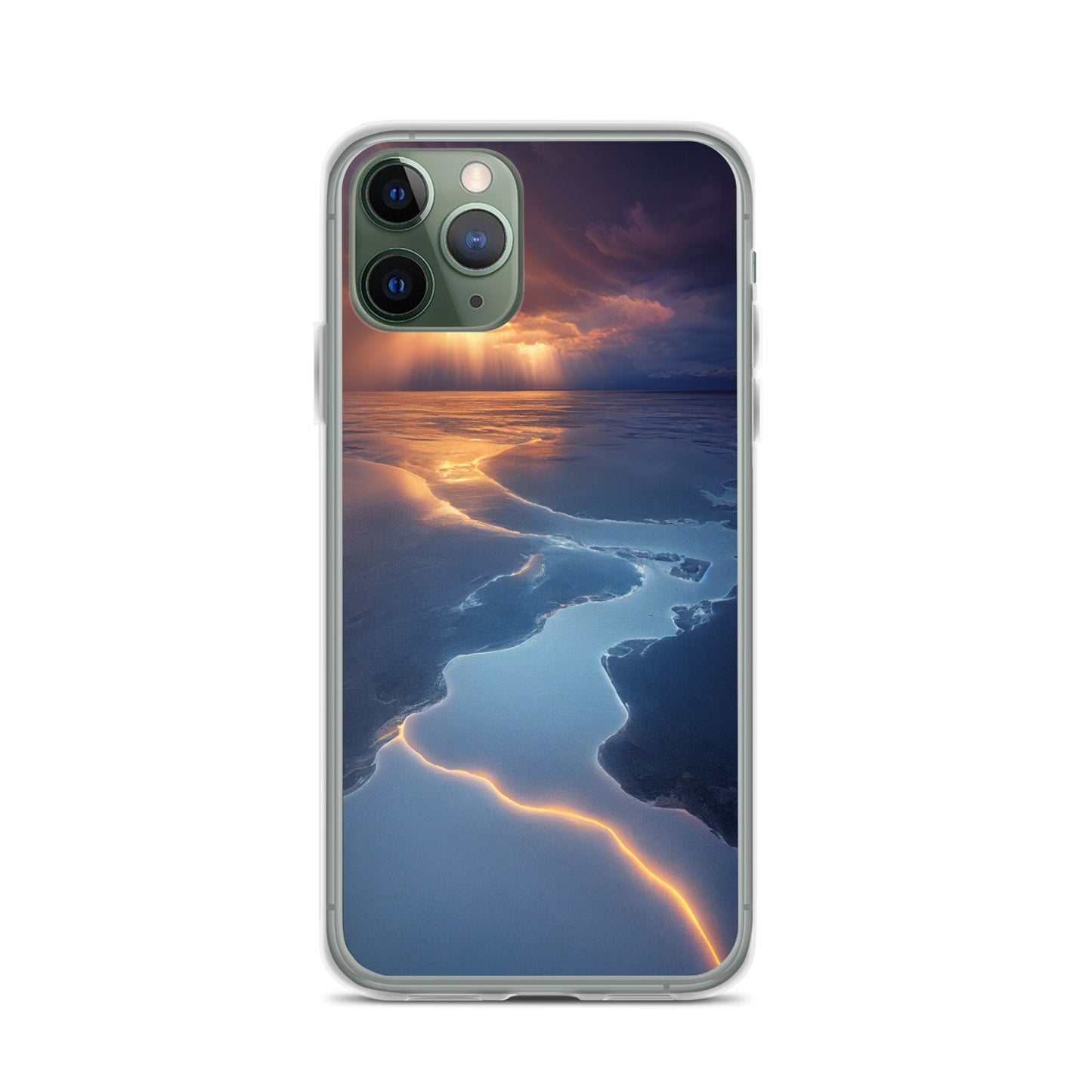 iPhone Case - Winding River Under Clouds