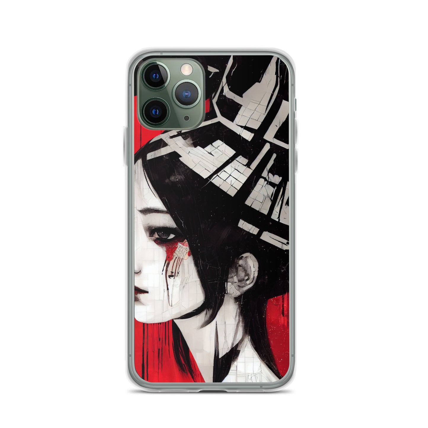 iPhone Case - Cyberpunk Geisha Girl