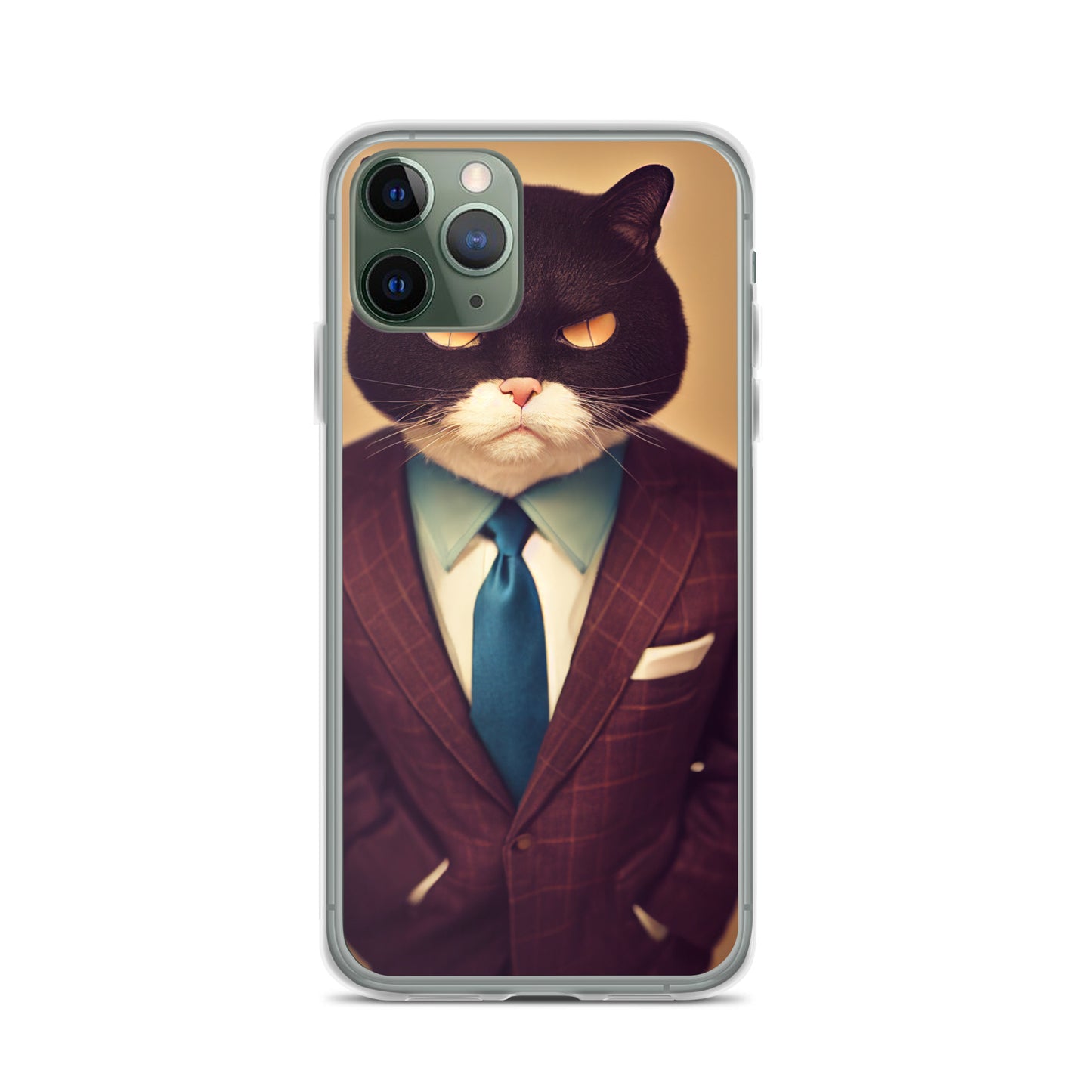 iPhone Case - Stern Business Cat Boss