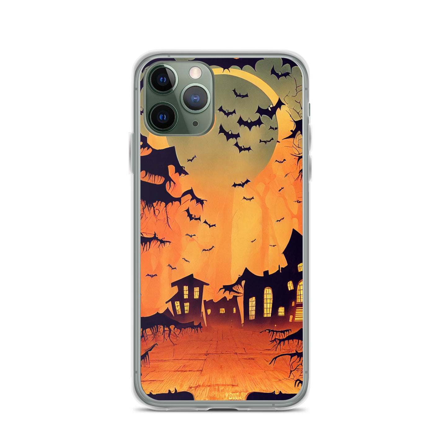 iPhone Case - Orange Halloween Moon