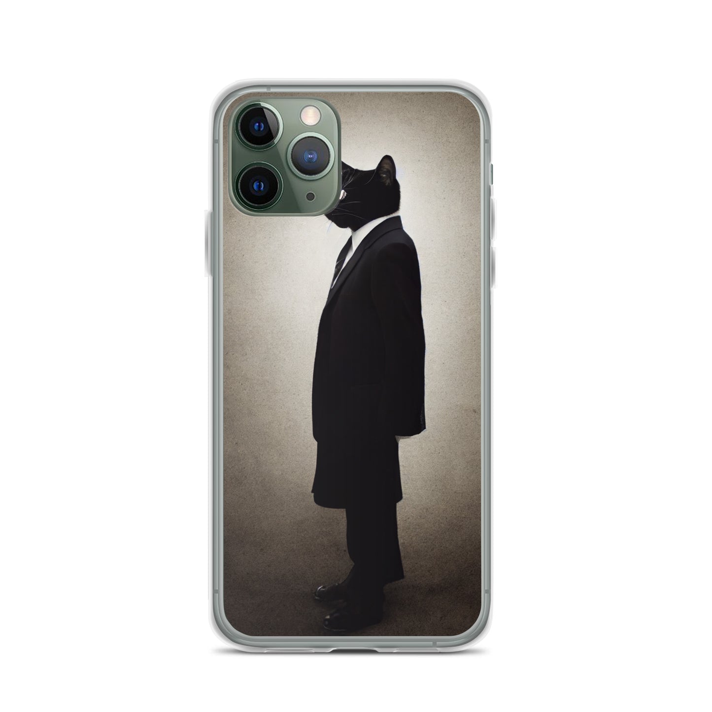 iPhone Case - Side Profile of Business Cat Boss