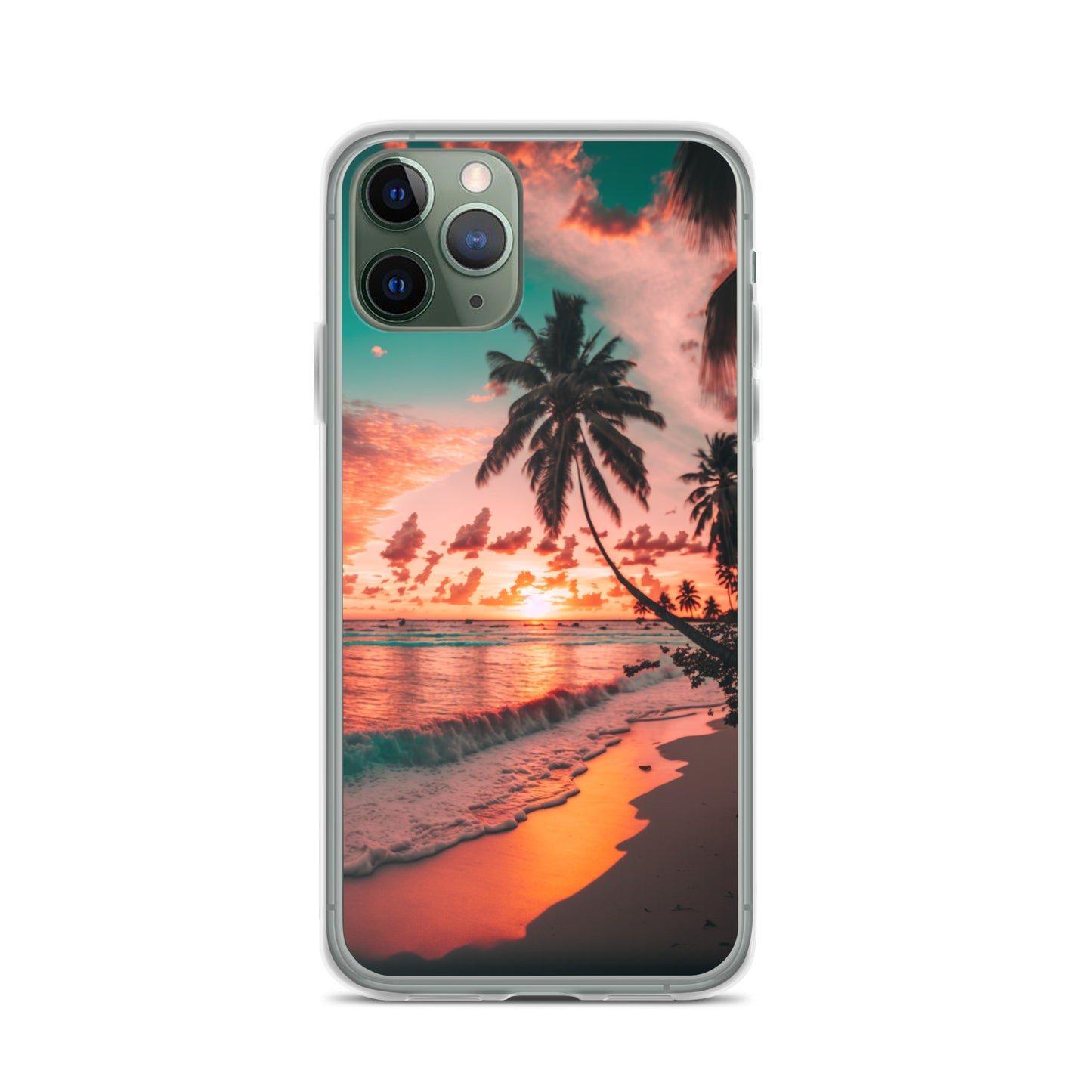 iPhone Case - Beach Life - Palm Tree at Sunset