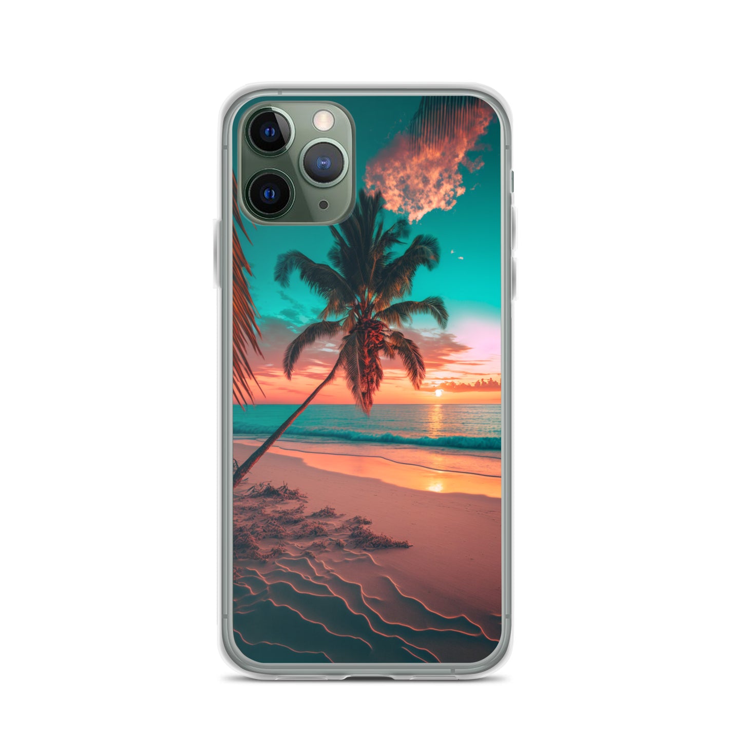 iPhone Case - Beach Life - Palm Tree at Sunset