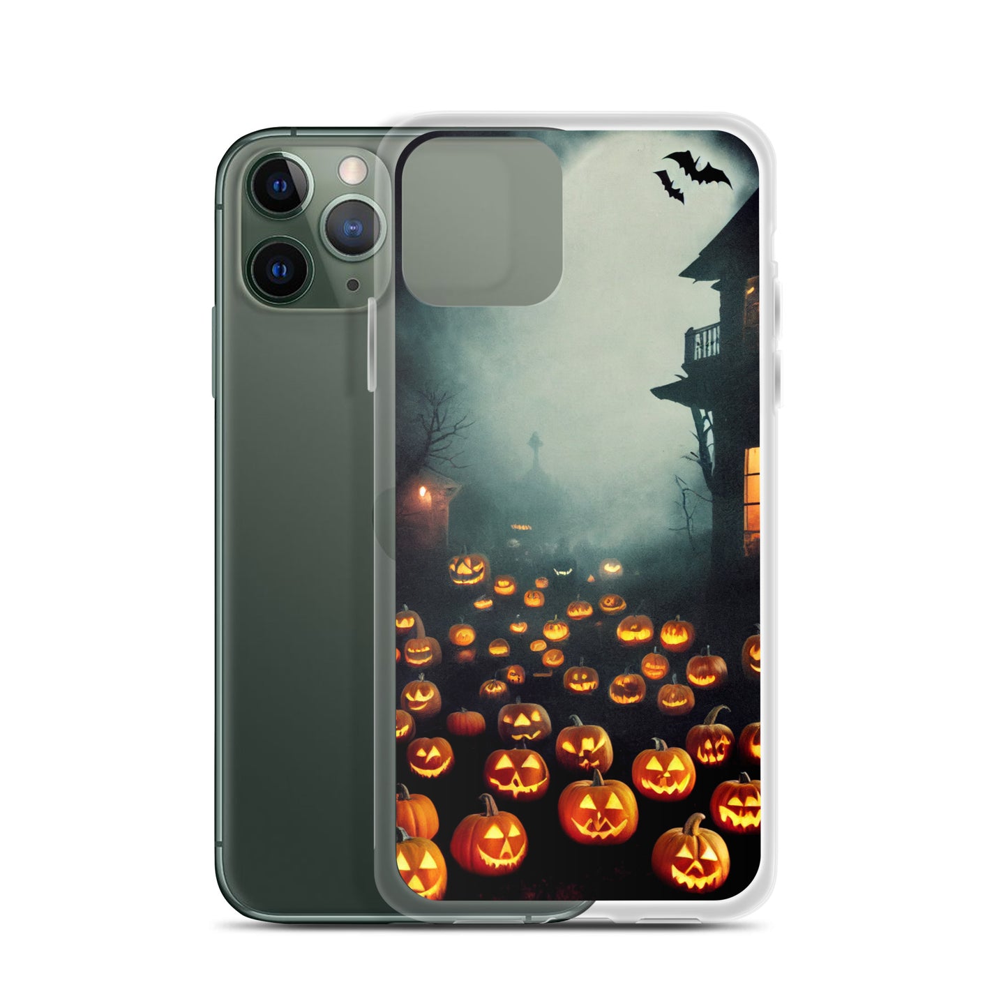 iPhone Case - Halloween Jack-o-Lanterns in the Mist