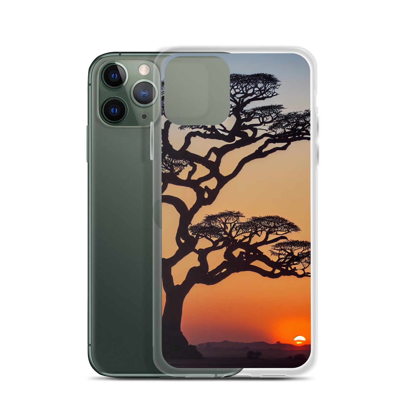 iPhone Case - African Vista - Acacia Tree at Sunset