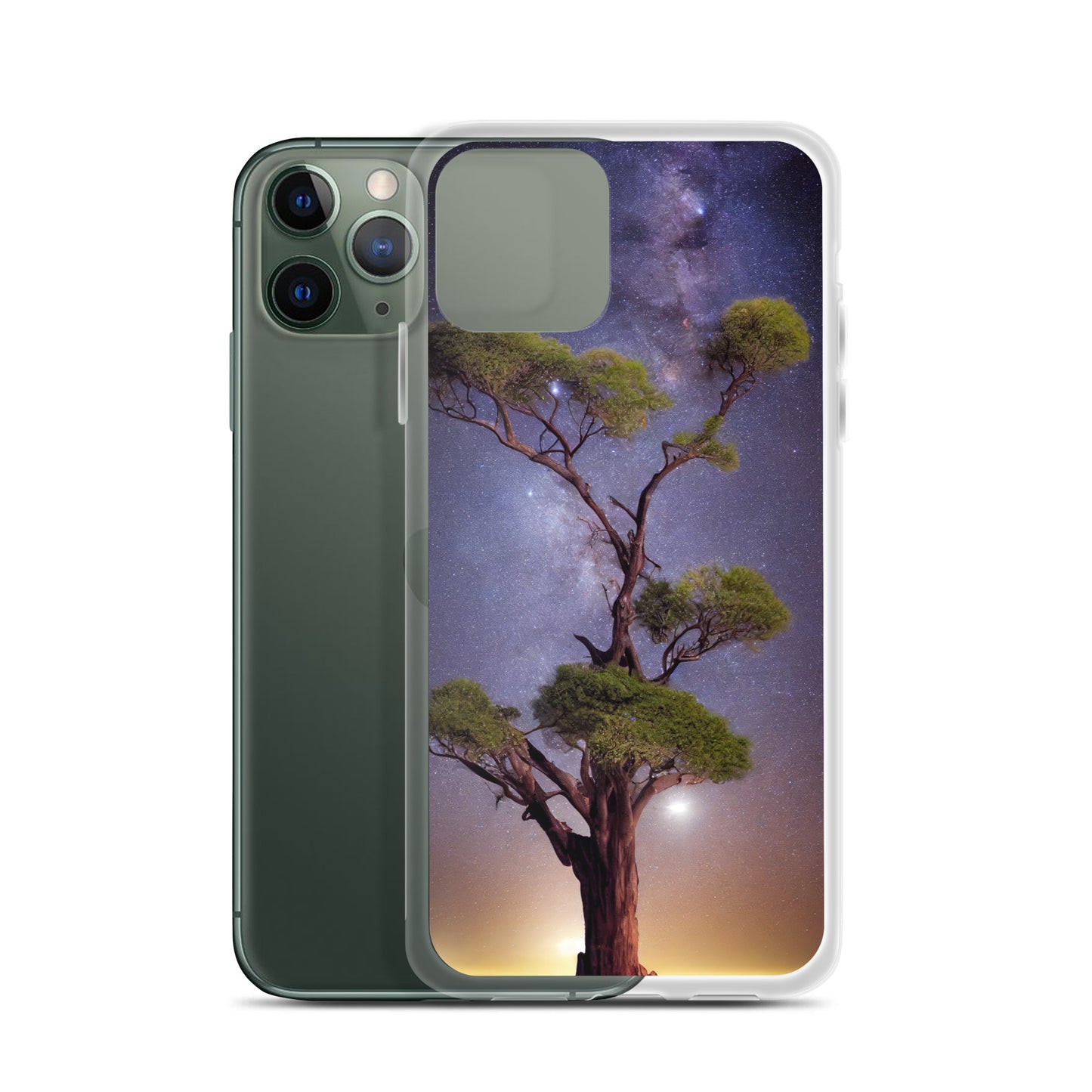 iPhone Case - African Vista - Acacia Tree Under the Milky Way