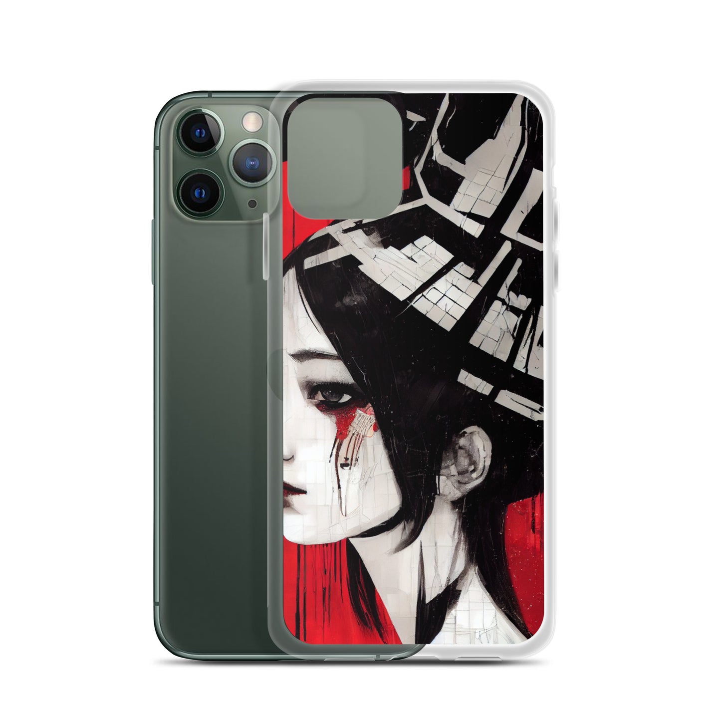 iPhone Case - Cyberpunk Geisha Girl