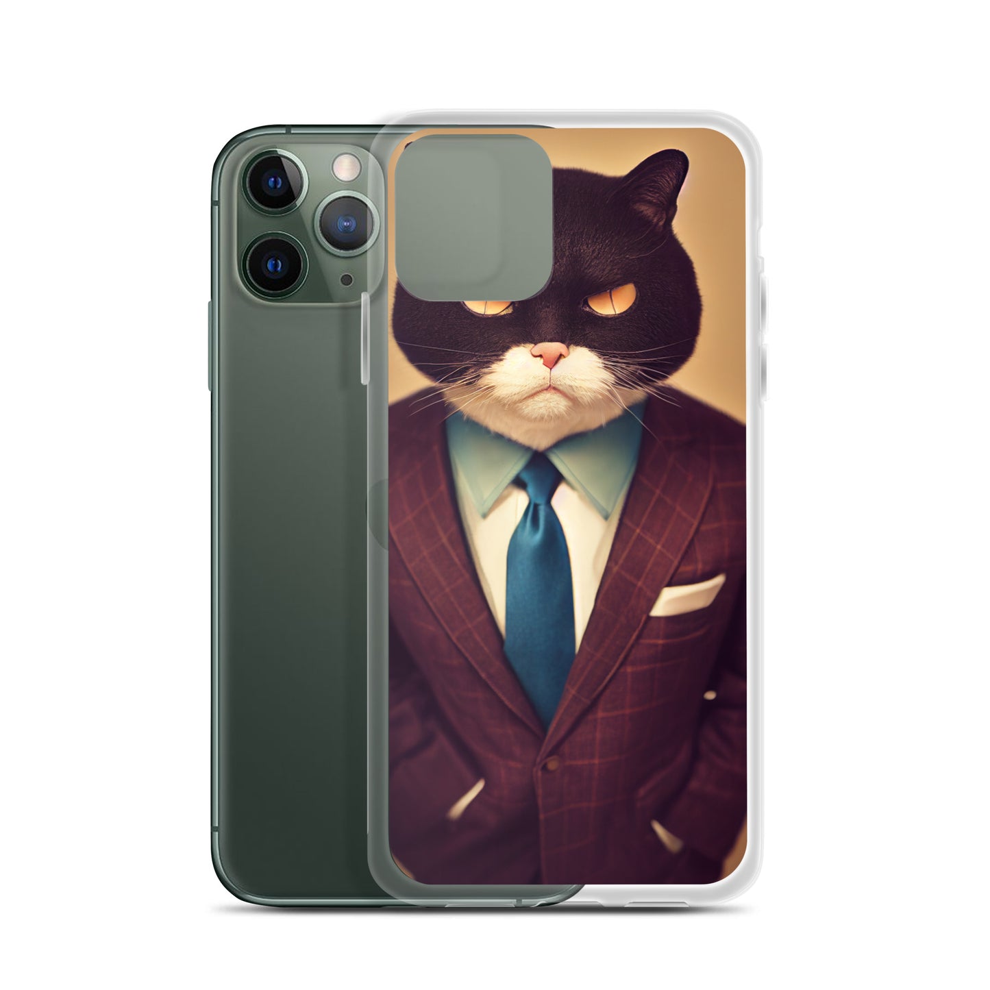 iPhone Case - Stern Business Cat Boss