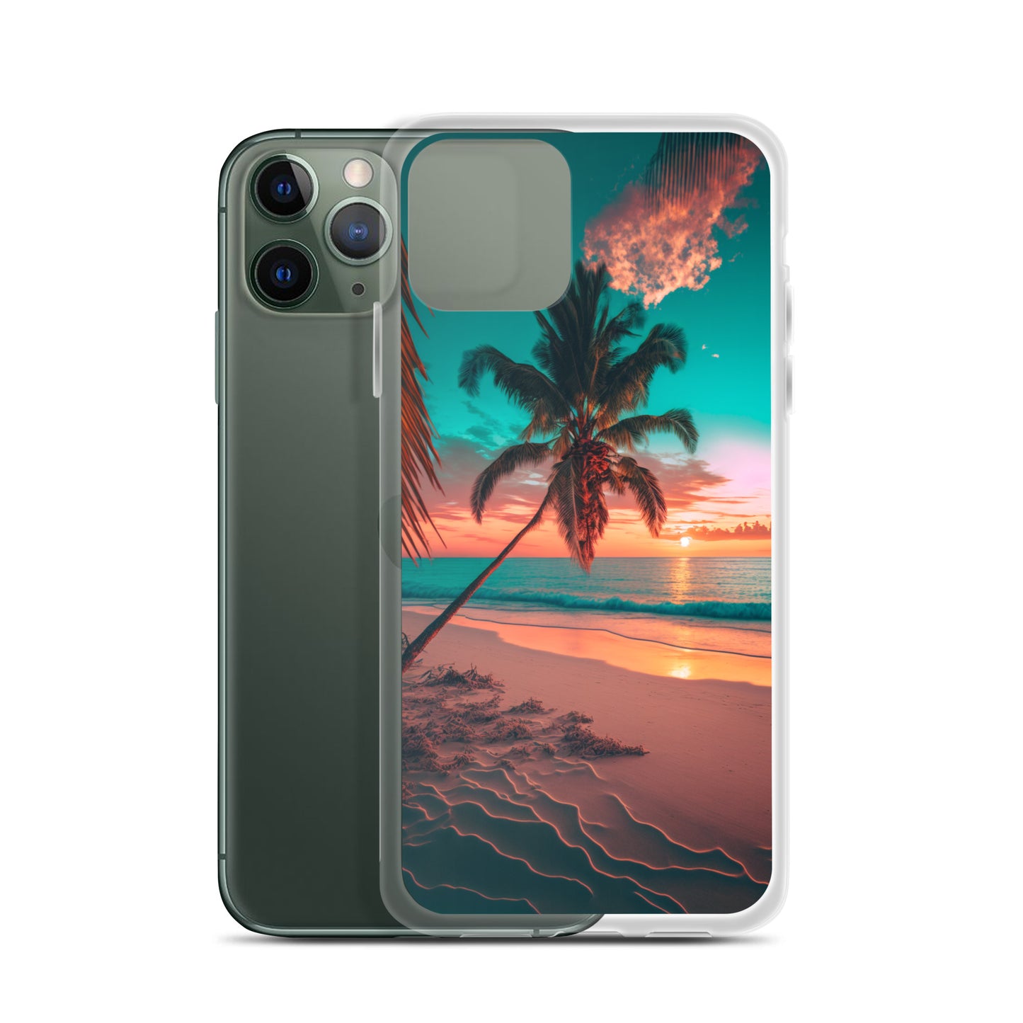 iPhone Case - Beach Life - Palm Tree at Sunset