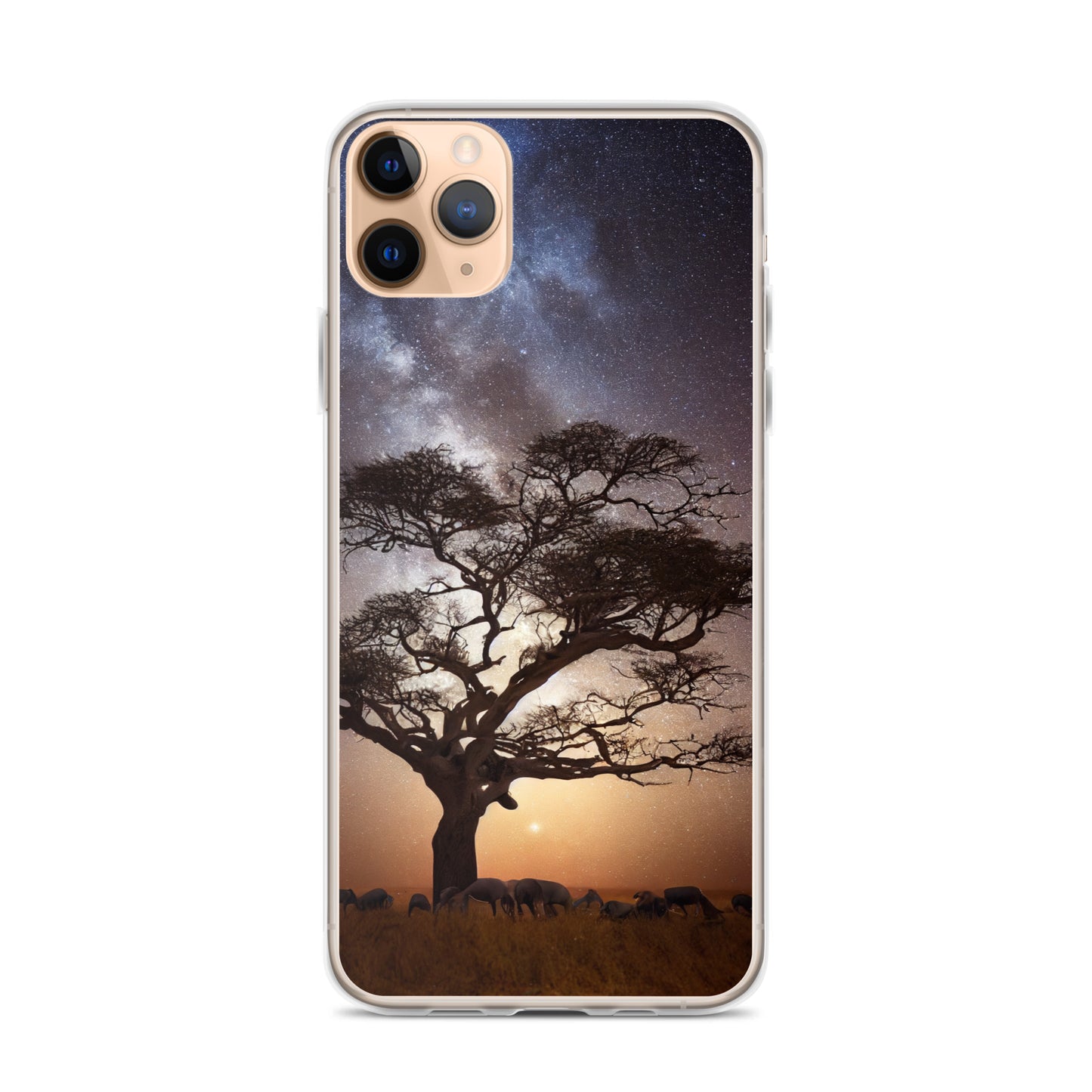 iPhone Case - African Vista - Acacia Under the Milky Way