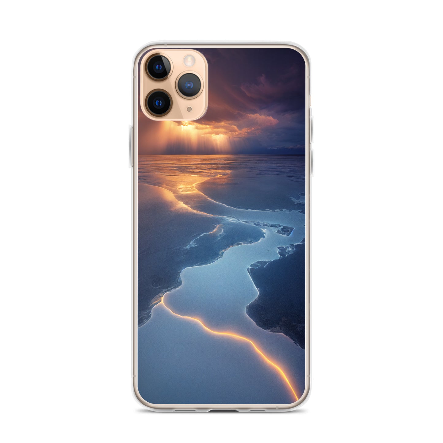 iPhone Case - Winding River Under Clouds