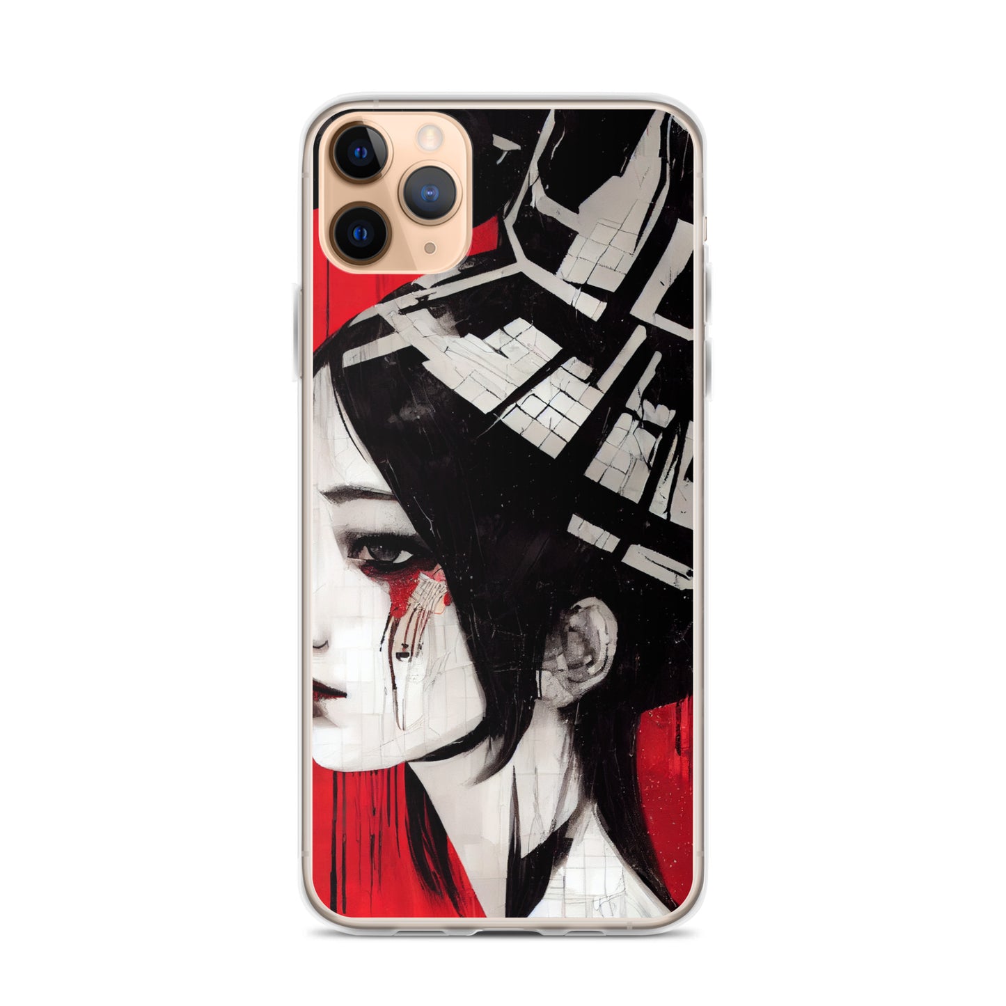 iPhone Case - Cyberpunk Geisha Girl