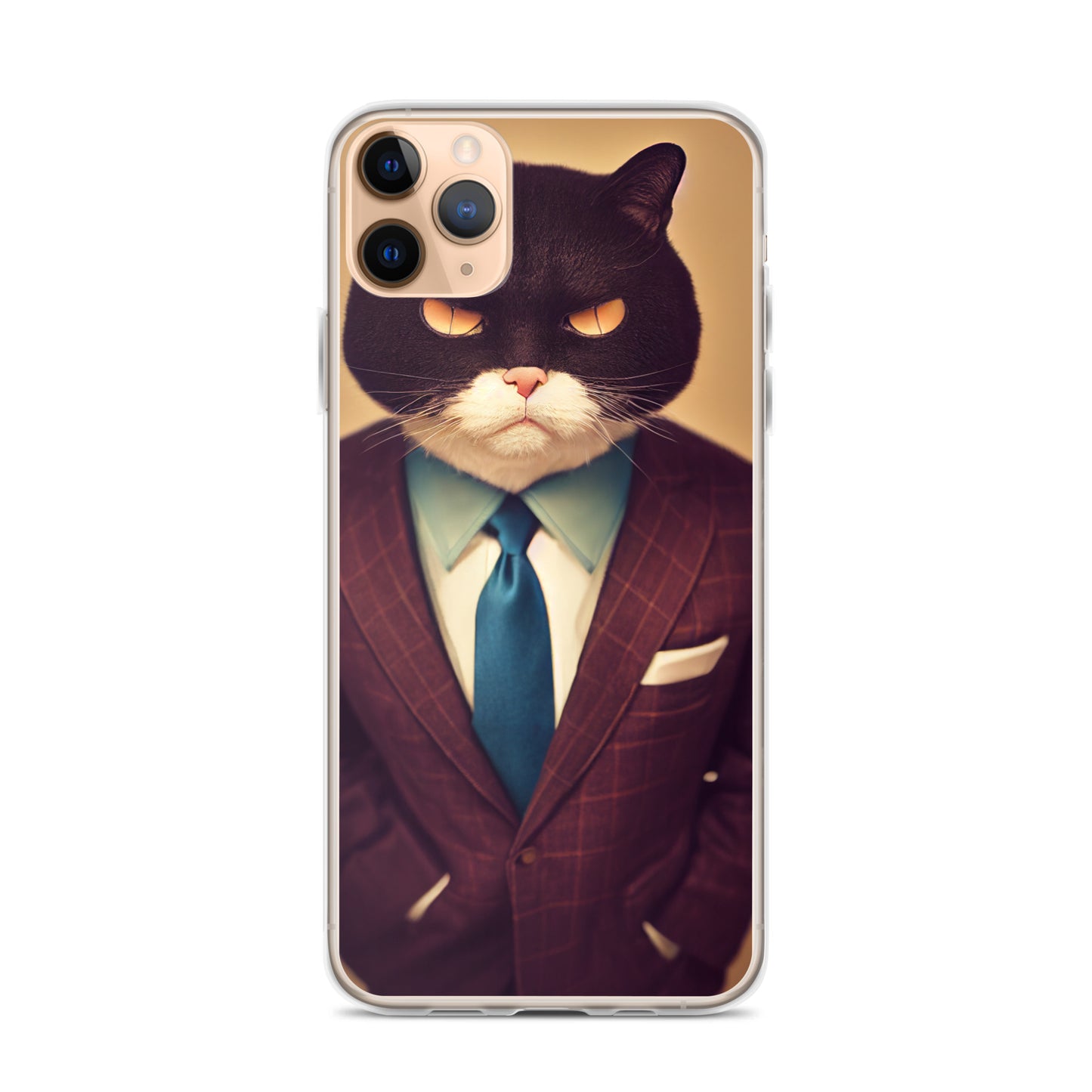 iPhone Case - Stern Business Cat Boss